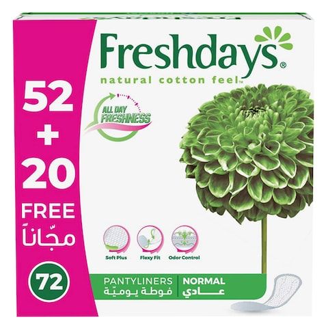 Freshdays natural 72 Pads