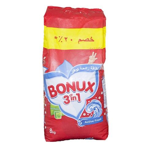 Bonux Fresh Detergent Powder 8KG